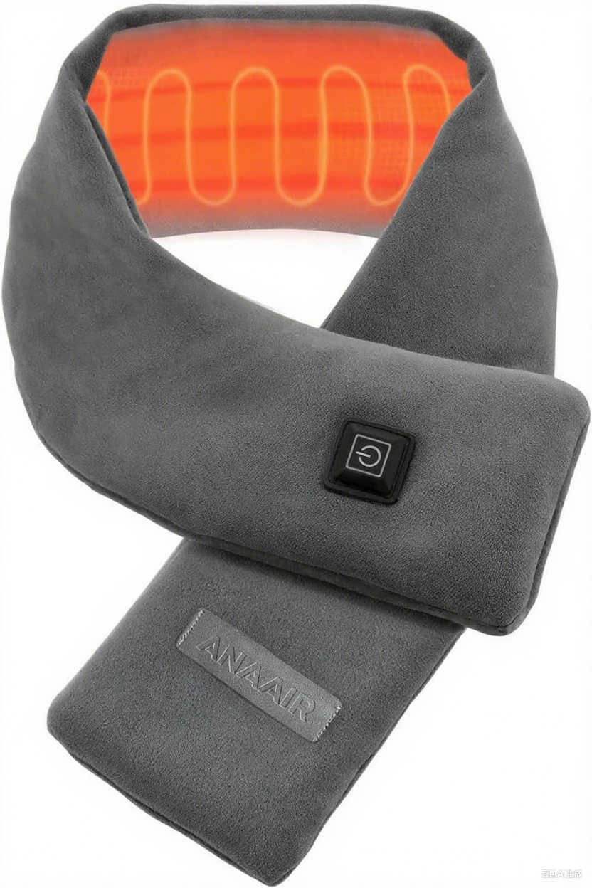 ANAAIR Neck Heating Pad for Neck Pain Relief (Dark Grey)
