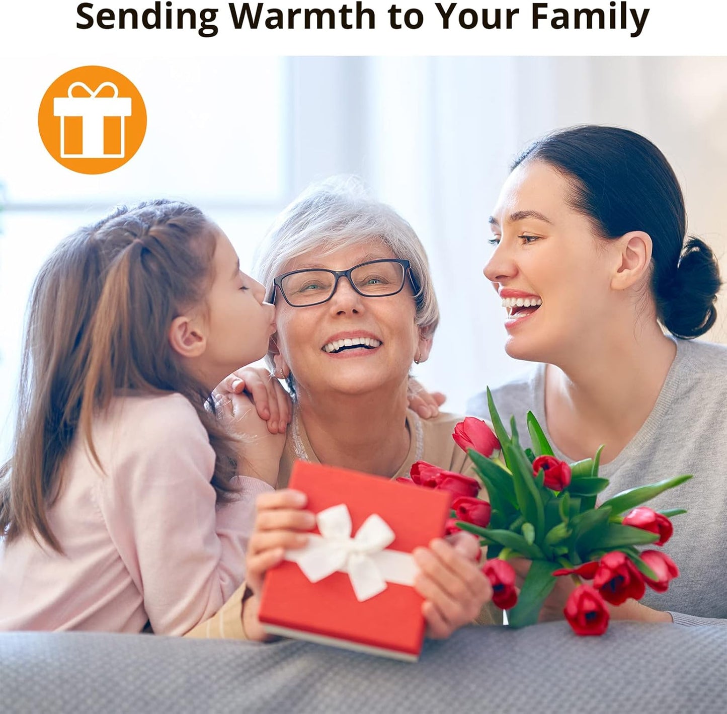 ANAAIR Neck Heating Pad for Neck Pain Relief (Grey)