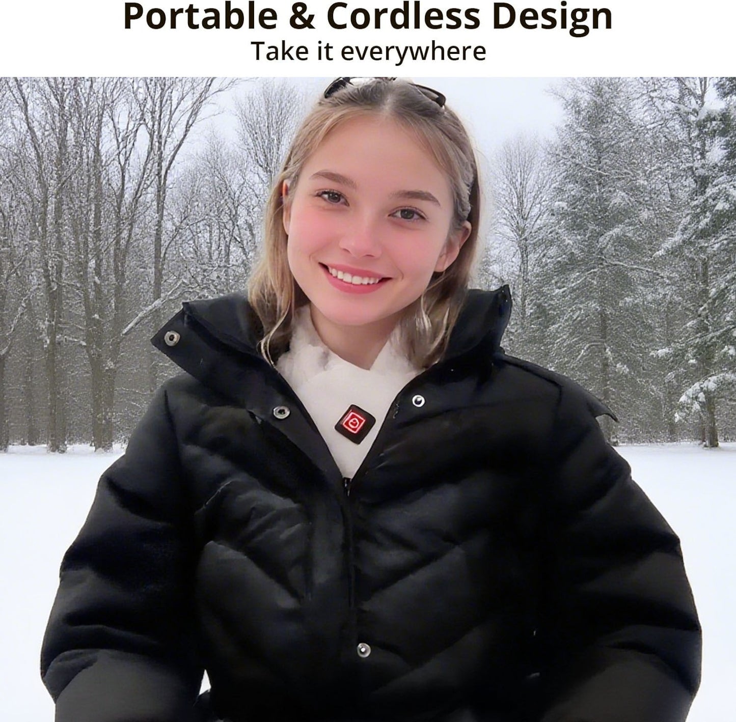 ANAAIR Neck Heating Pad for Neck Pain Relief (Grey)